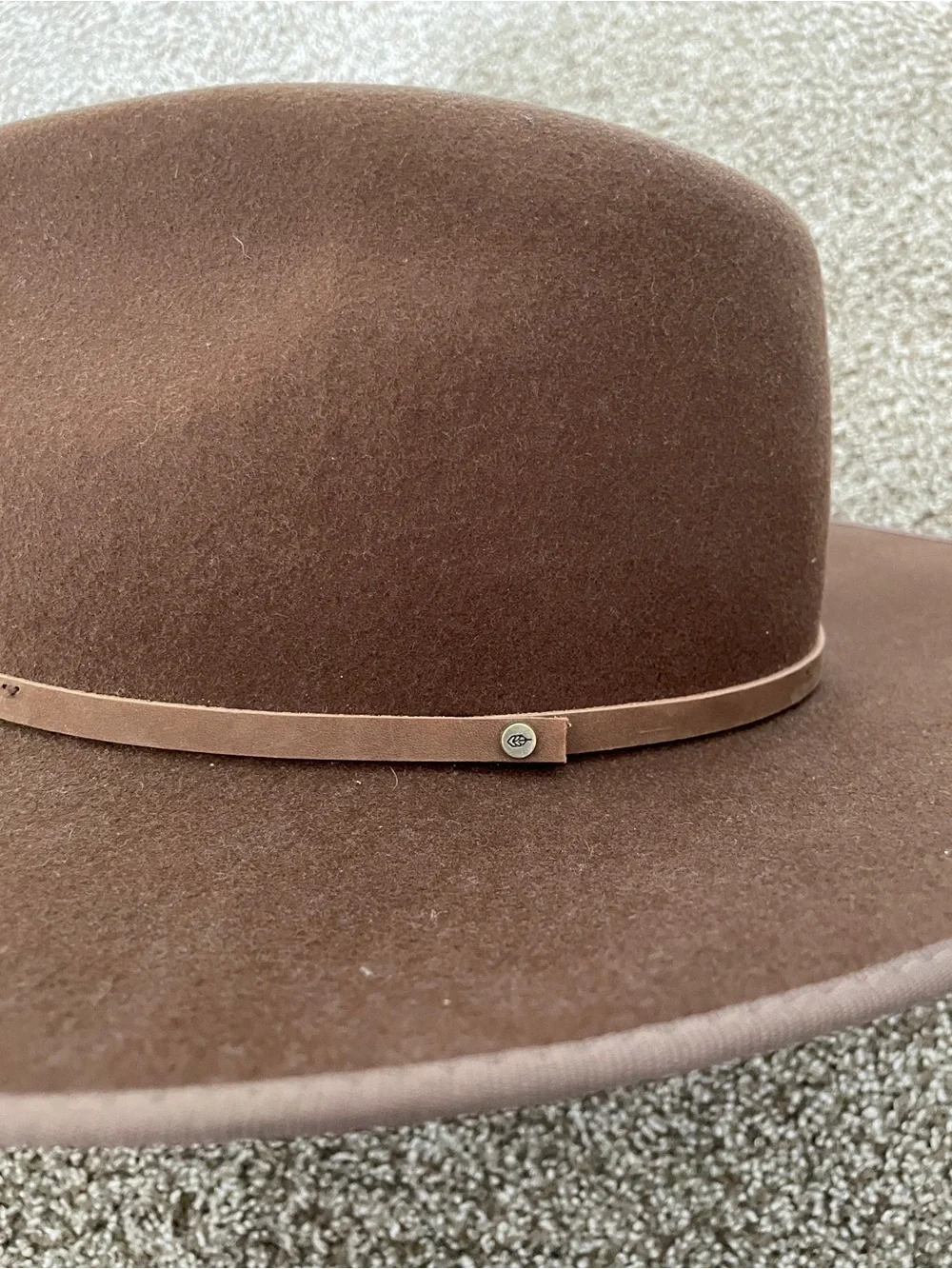 Andy Auburn Dark Brown Country Hat